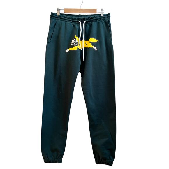 Ice Cream Men’s Meribel Fox Logo Sweatpants Large Ponderosa Pine Streetwear - Picture 3 of 12